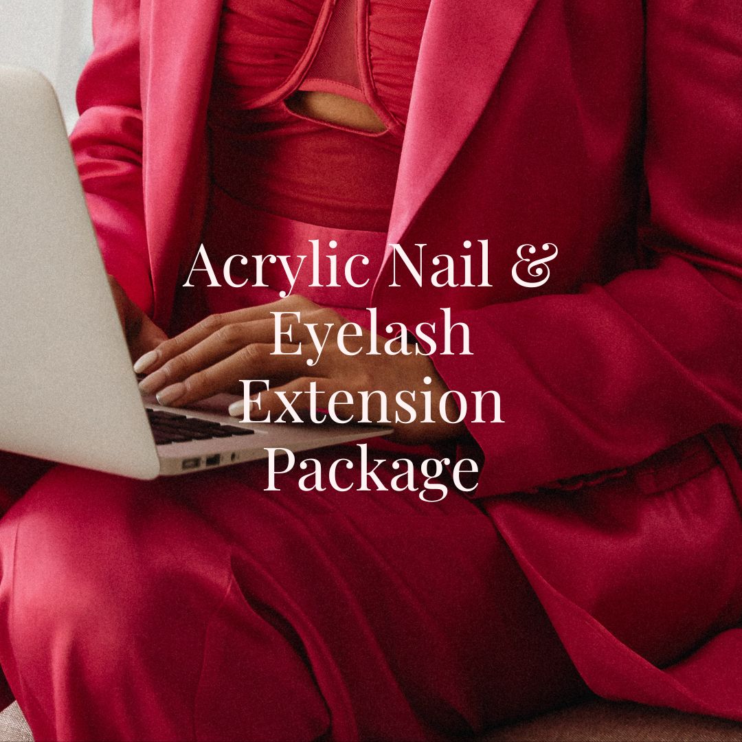 Acrylic Nail & Eyelash Extension Package
