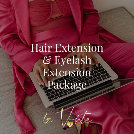 Hair Extension & Eyelash Extension Package