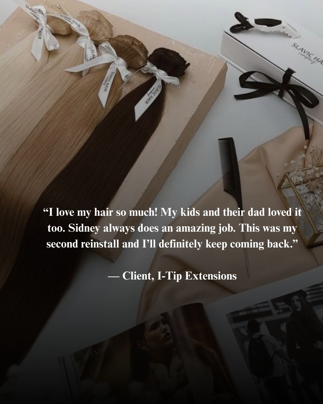 Signature Hair Extension Installation