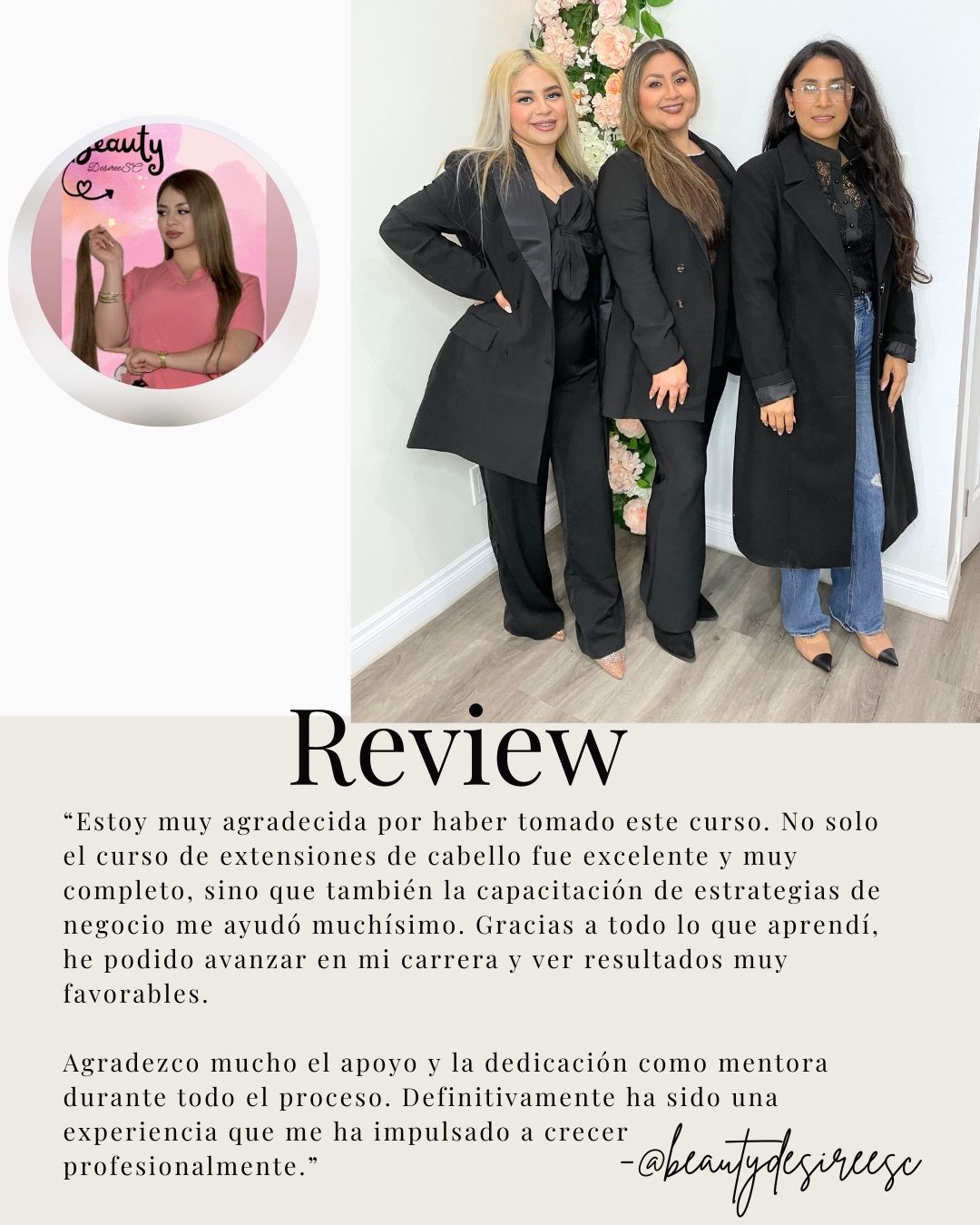 4 week Hair Extension Certification Program