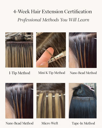 4 week Hair Extension Certification Program