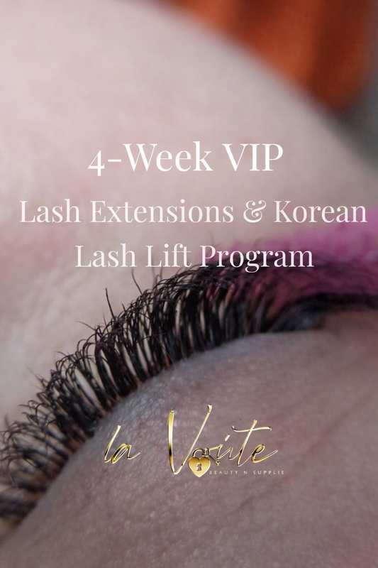 VIP 4-Week Lash Extensions & Korean Lash Lift Program