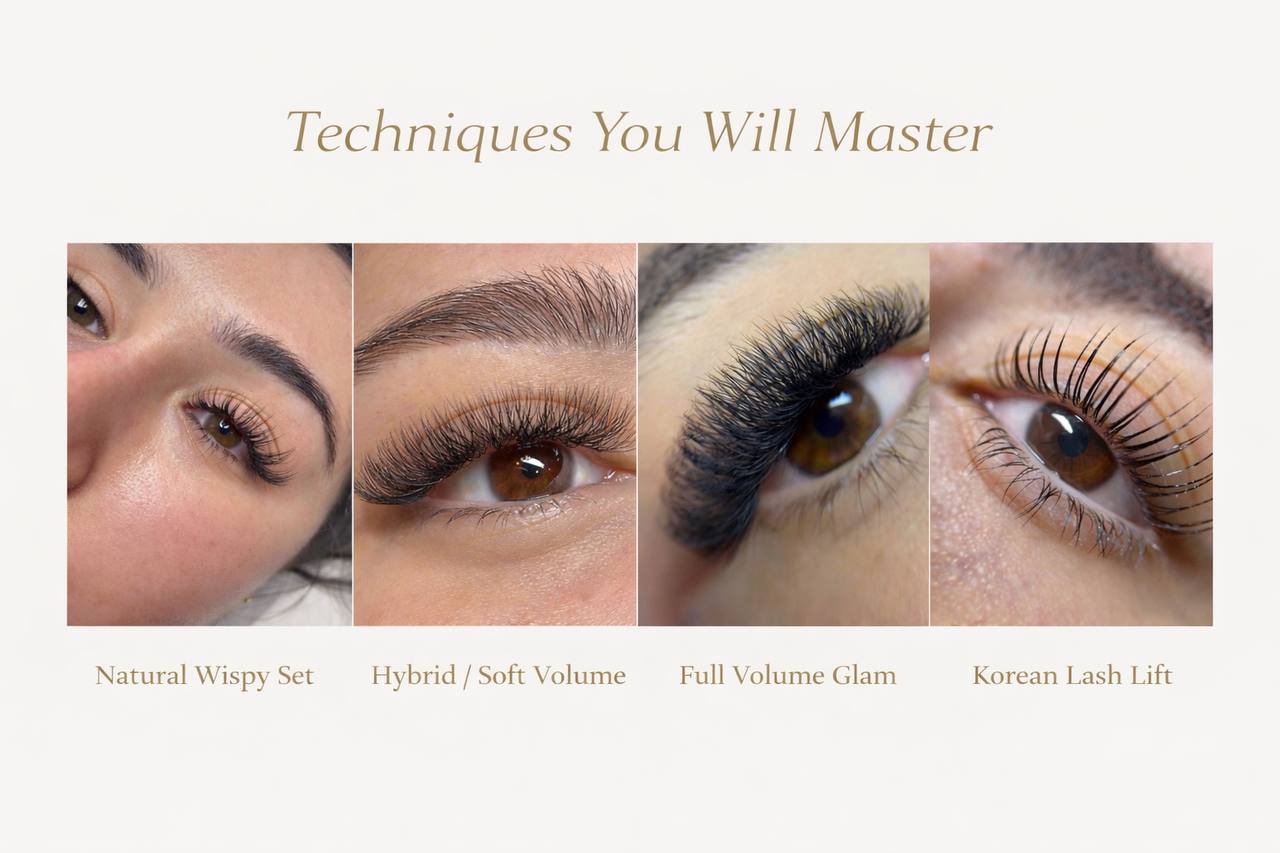 4-Week Lash Extensions & Korean Lash Lift Program